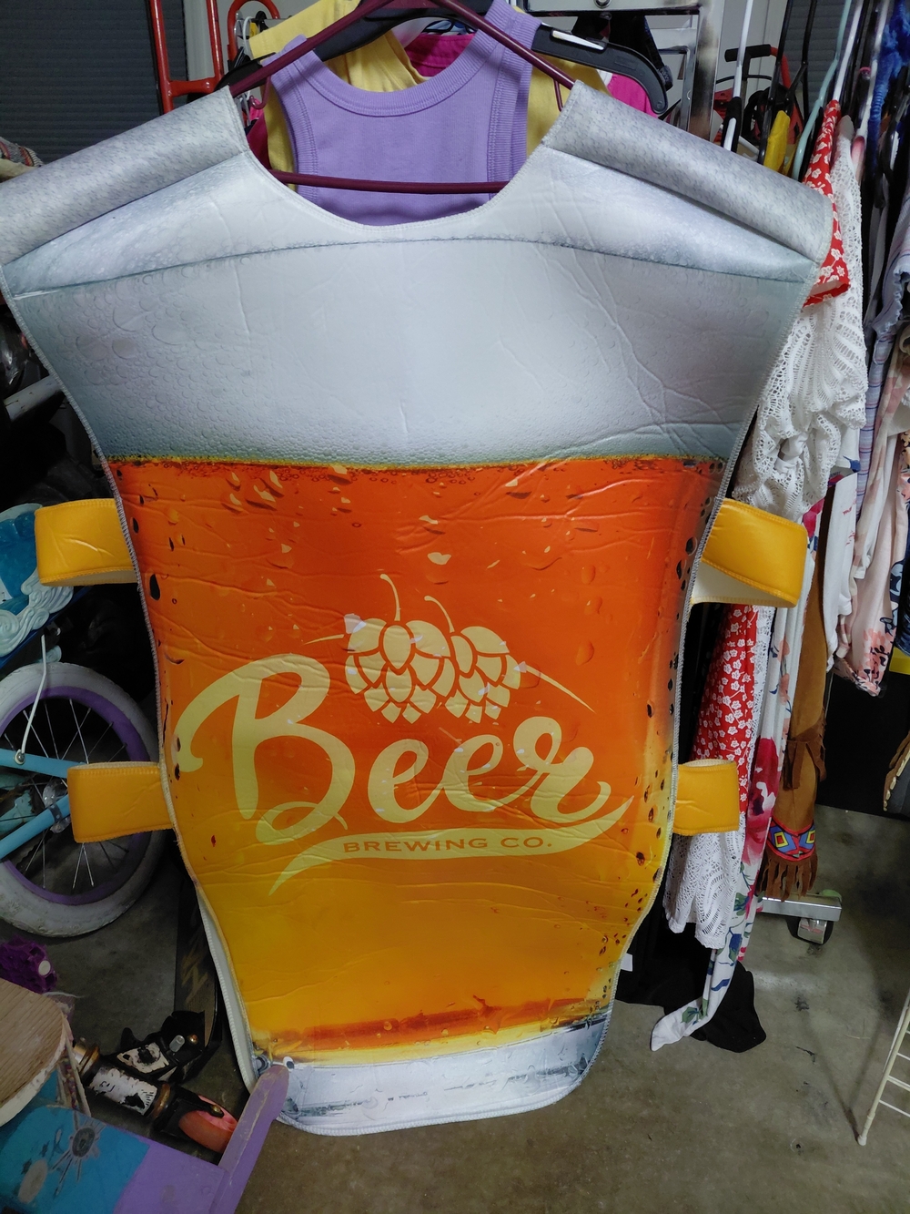 Halloween Adult Orange One-Piece Costume